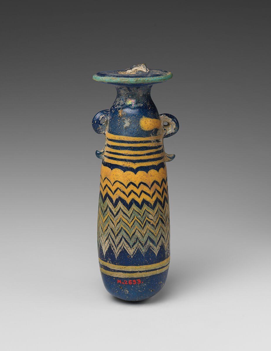 Vase, alabastron, Glass