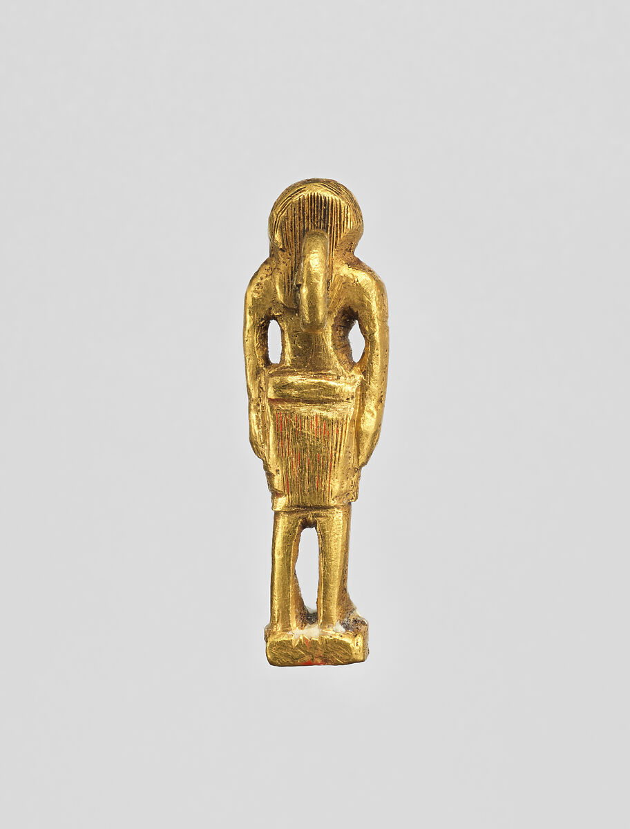 Amulet pendant, genii, Gold