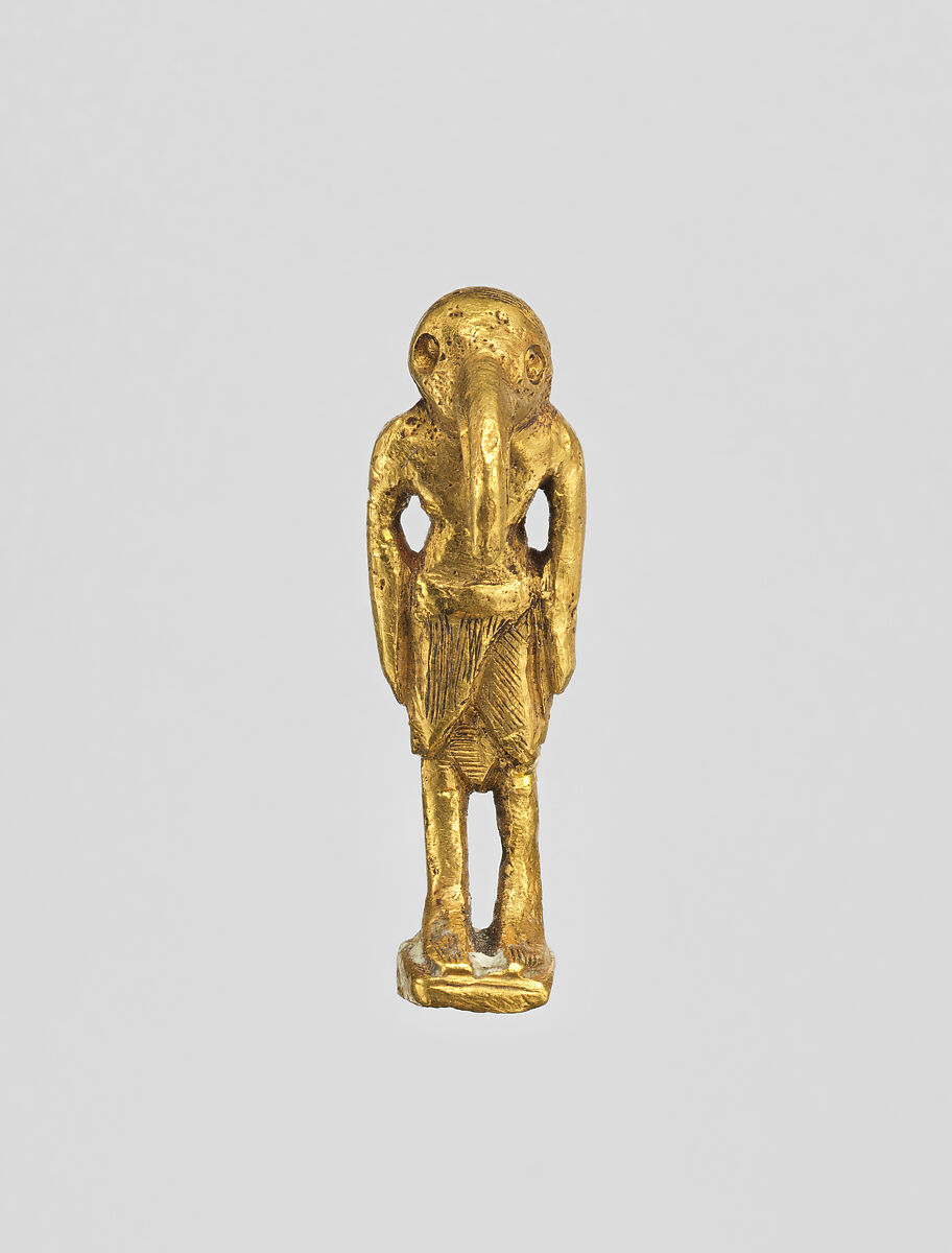 Amulet pendant, genii, Gold