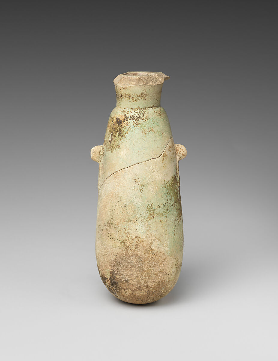 Bottle, Faience