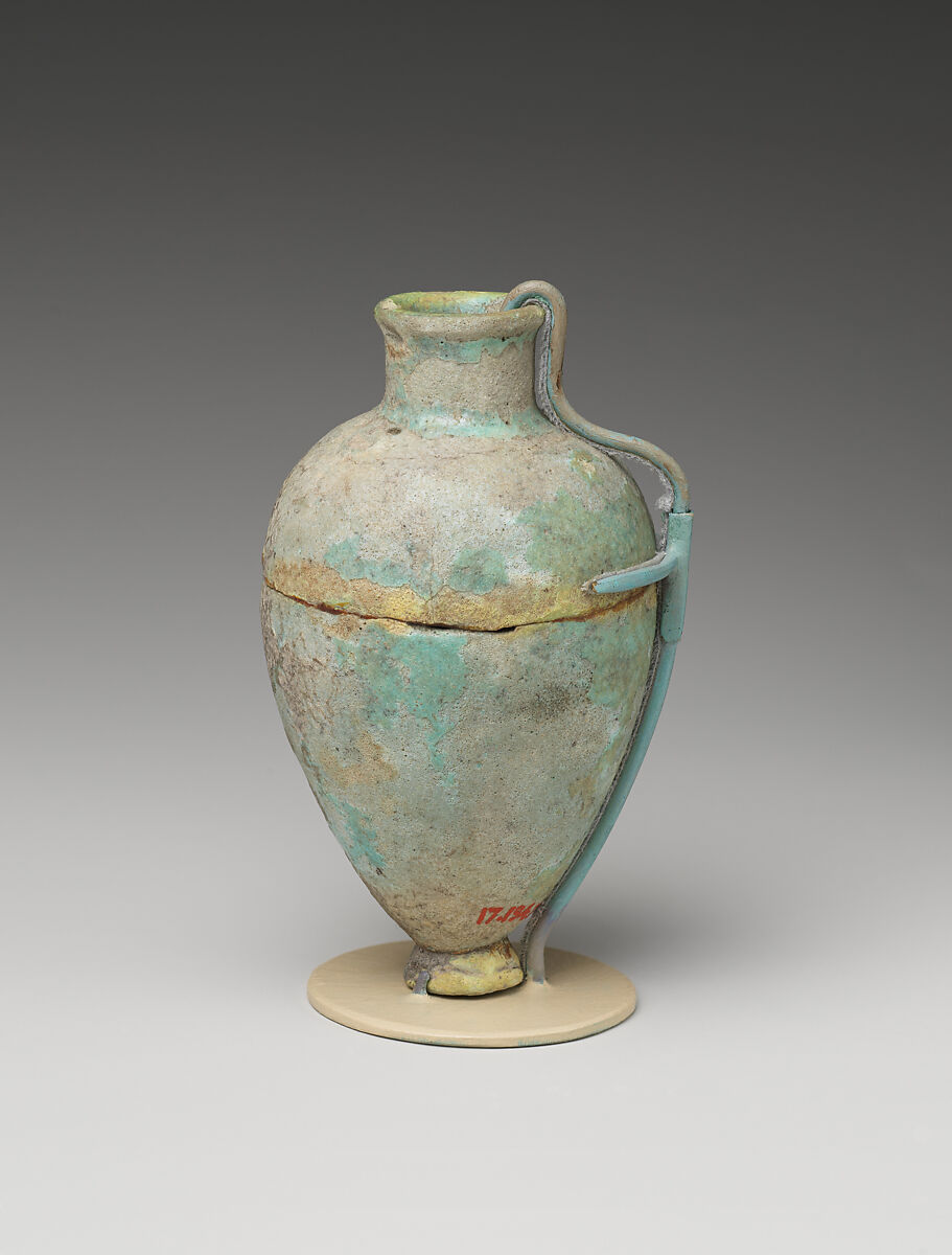 Bottle, Faience