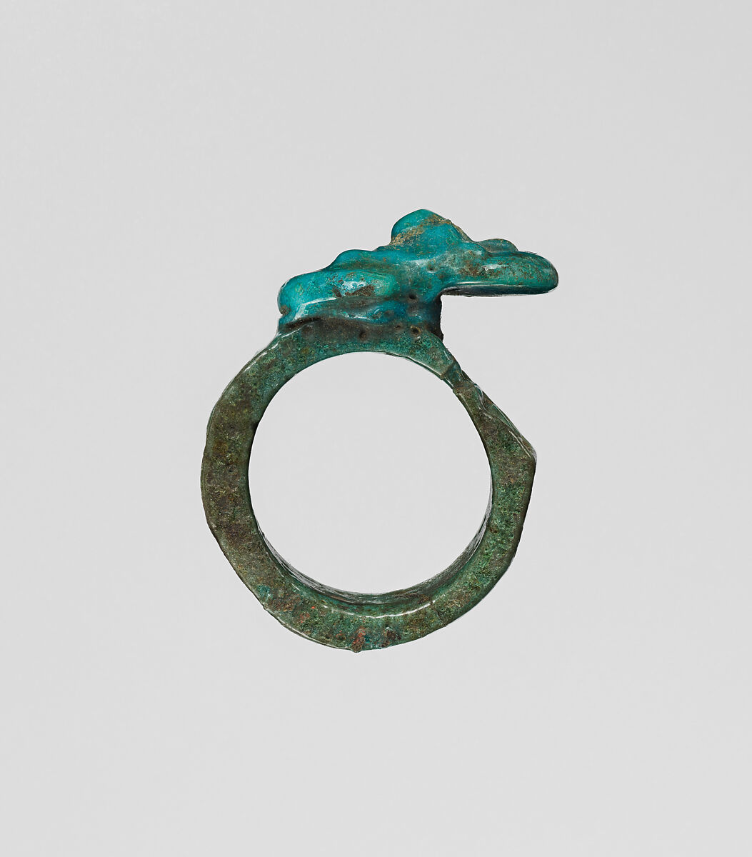 Finger Ring, Faience
