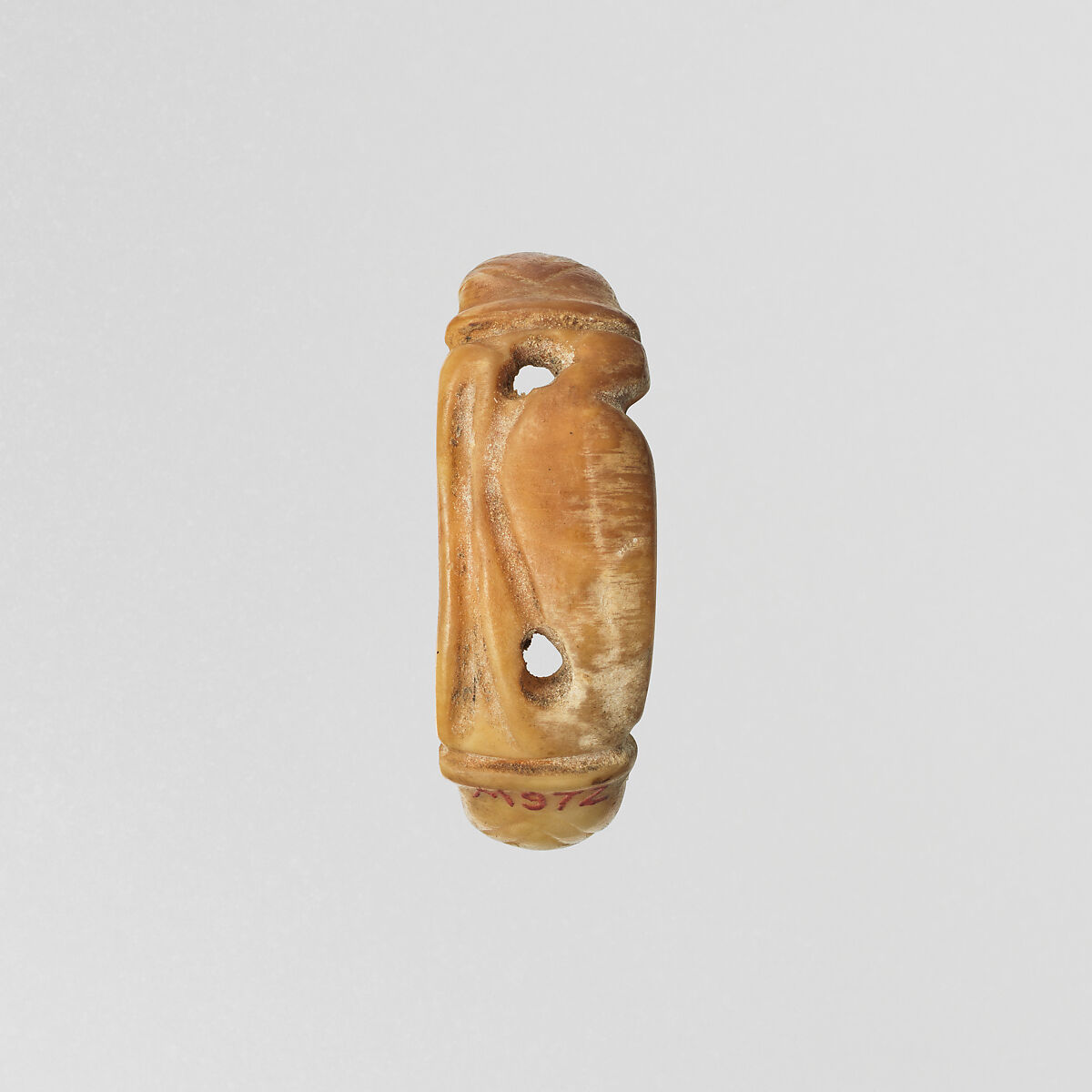 Ring with a bezel in the form of a uraeus, Bone 