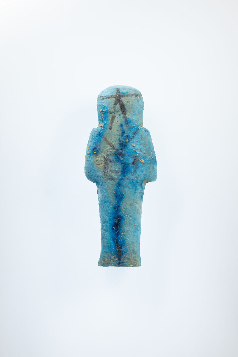 Shabti of Nesenaset, Faience