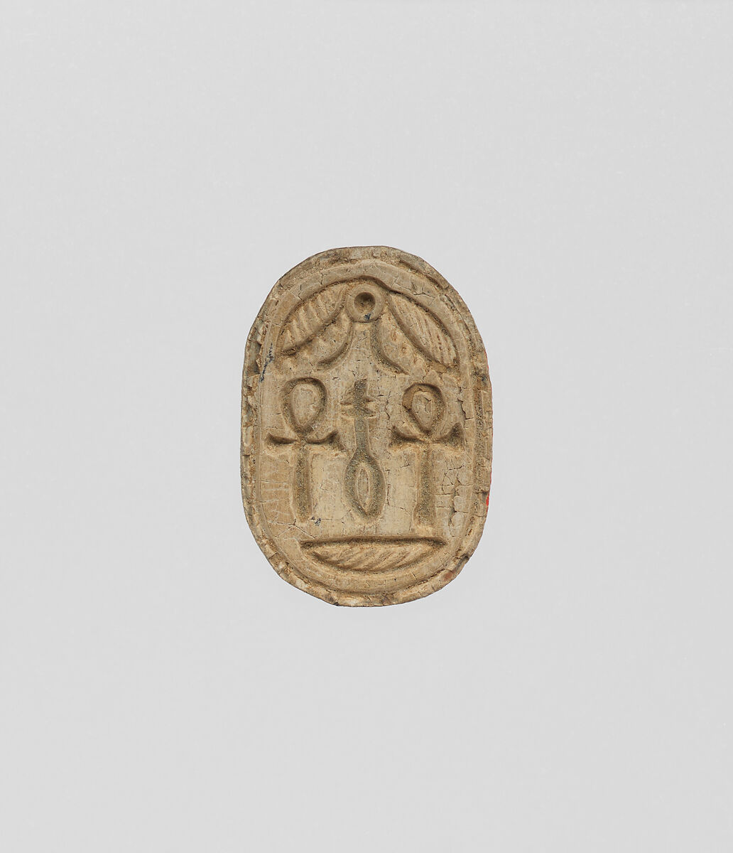 Scarab, Glazed steatite 