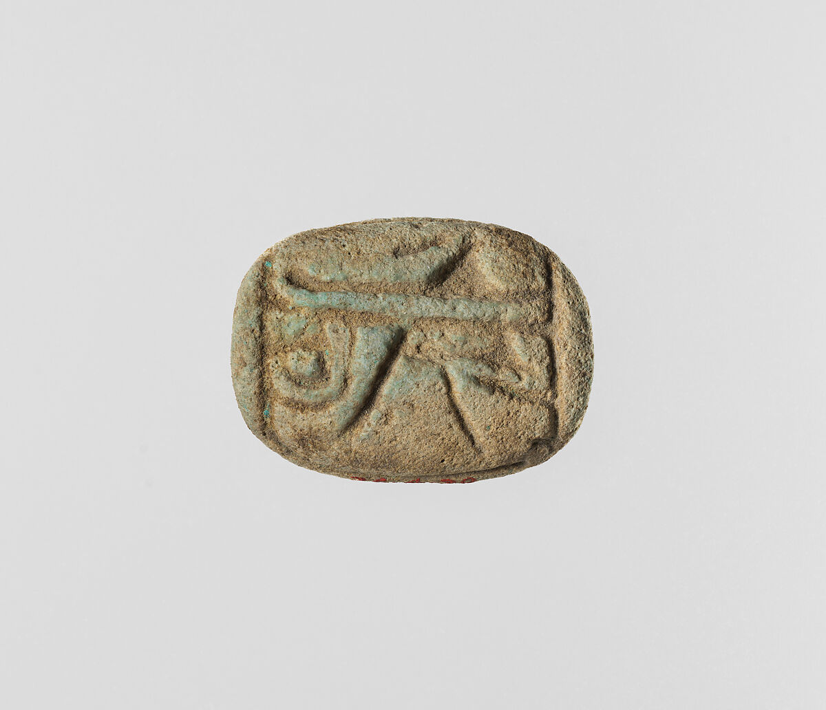 Wedjat eye amulet, Faience 
