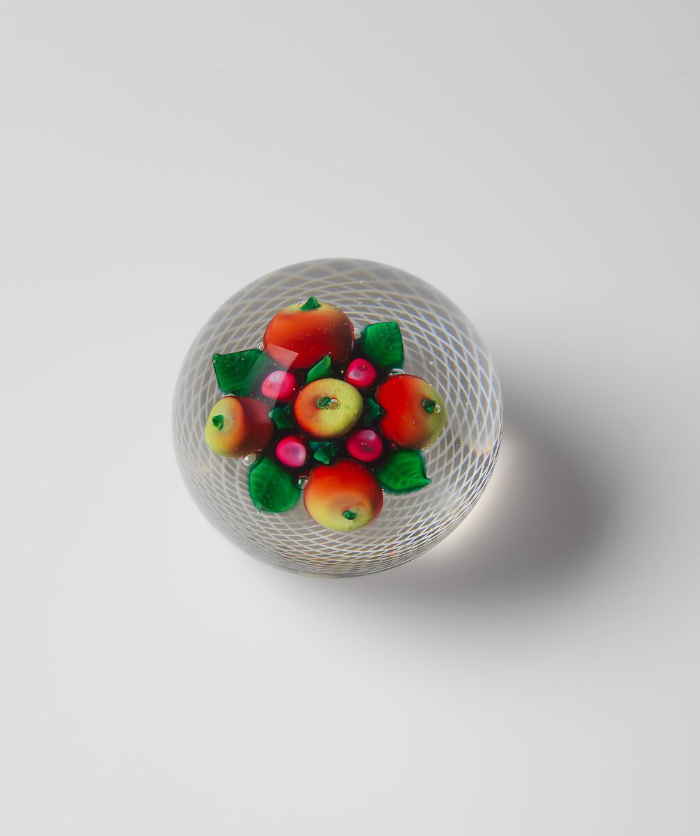 Paperweight, New England Glass Company (American, East Cambridge, Massachusetts, 1818–1888), Glass, American 