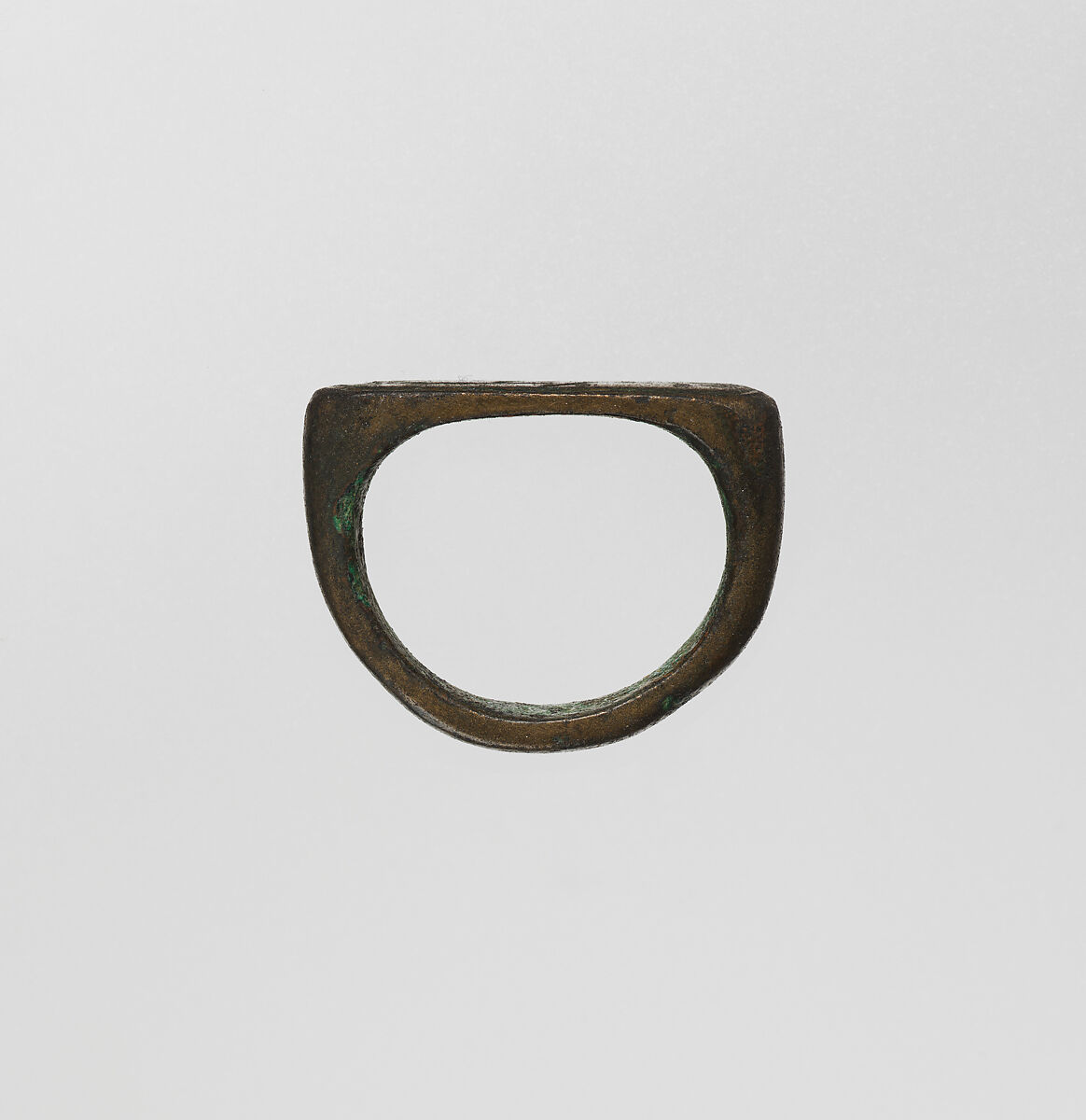 Signet ring, Blue faience