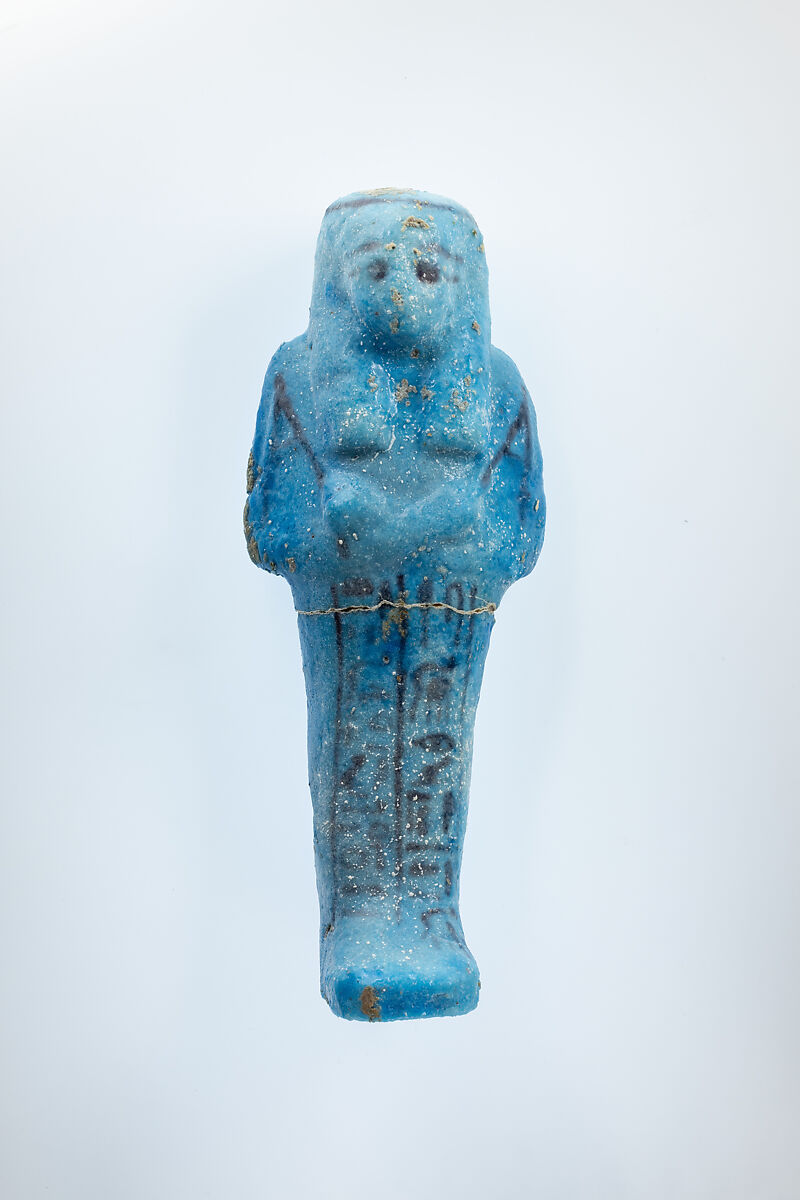 Shabti of Djedkhonsuefankh, Faience 