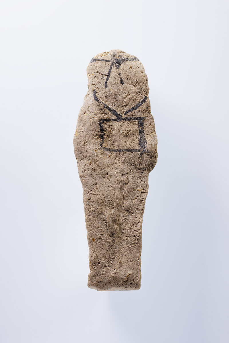 Shabti of Mehefpabenu, Unbaked earth
