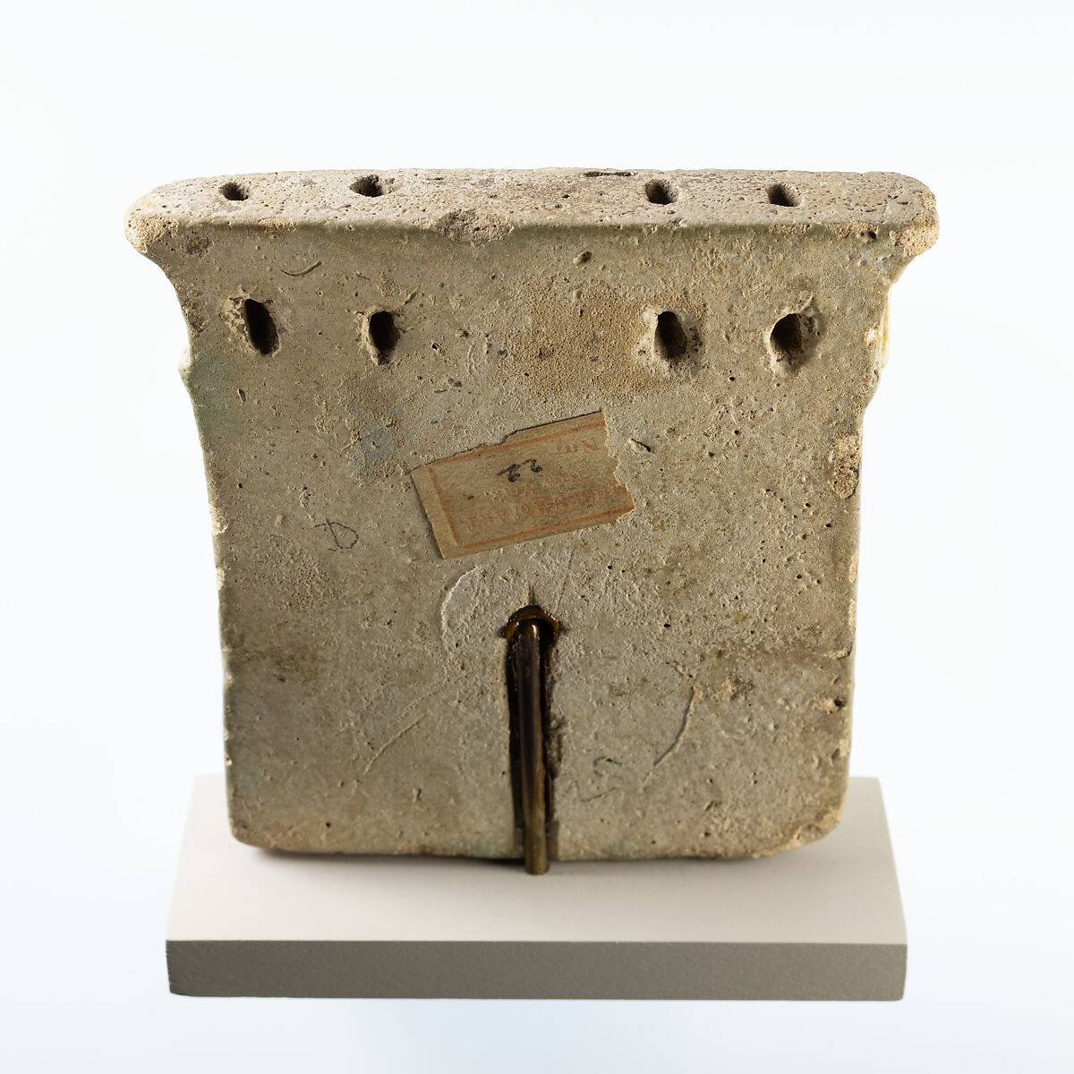 Pectoral with scarab, Faience