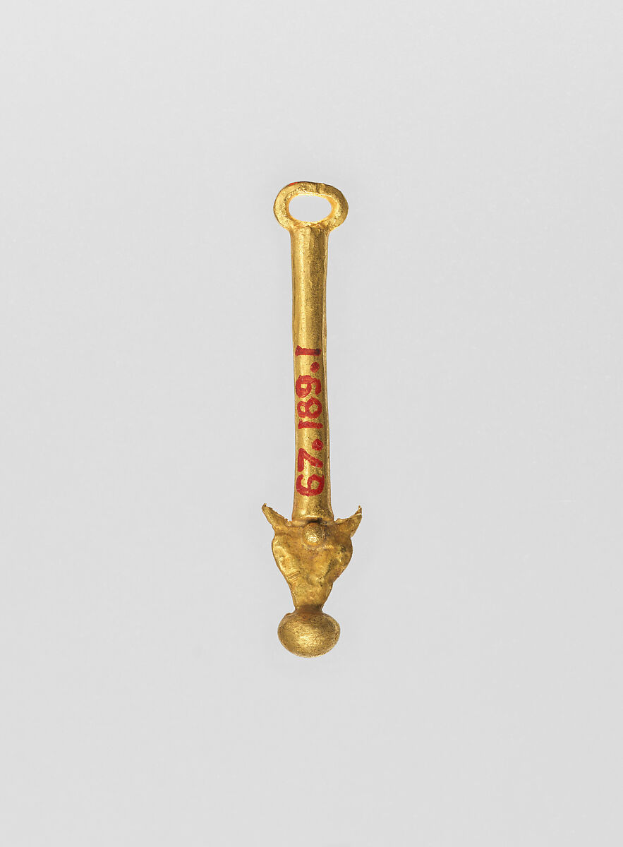 Pendant amulet, Gold