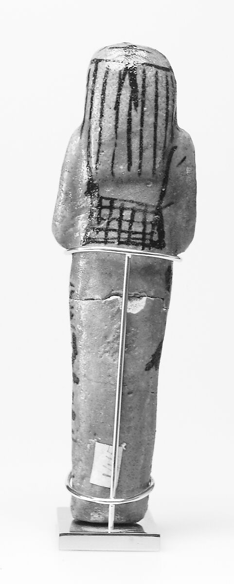 Shabti of the High Priest of Amun, Painedjem II, Faience