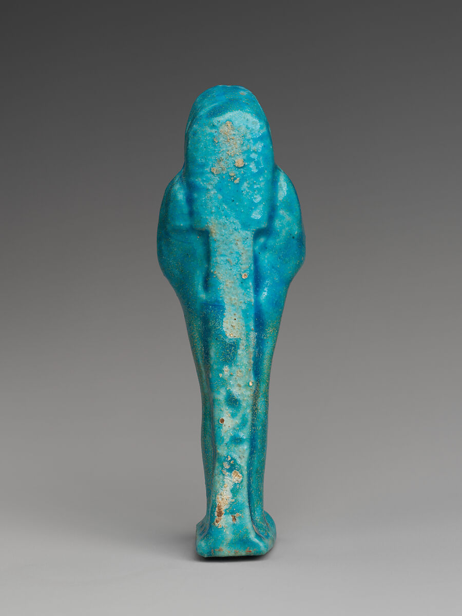 Shabti of Petosiris, son of Djedhor, Faience