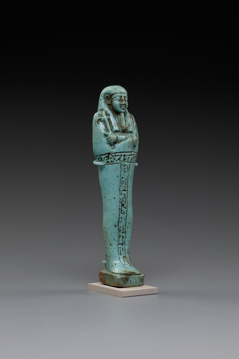 Shabti of Nesbanebdjedet, Faience
