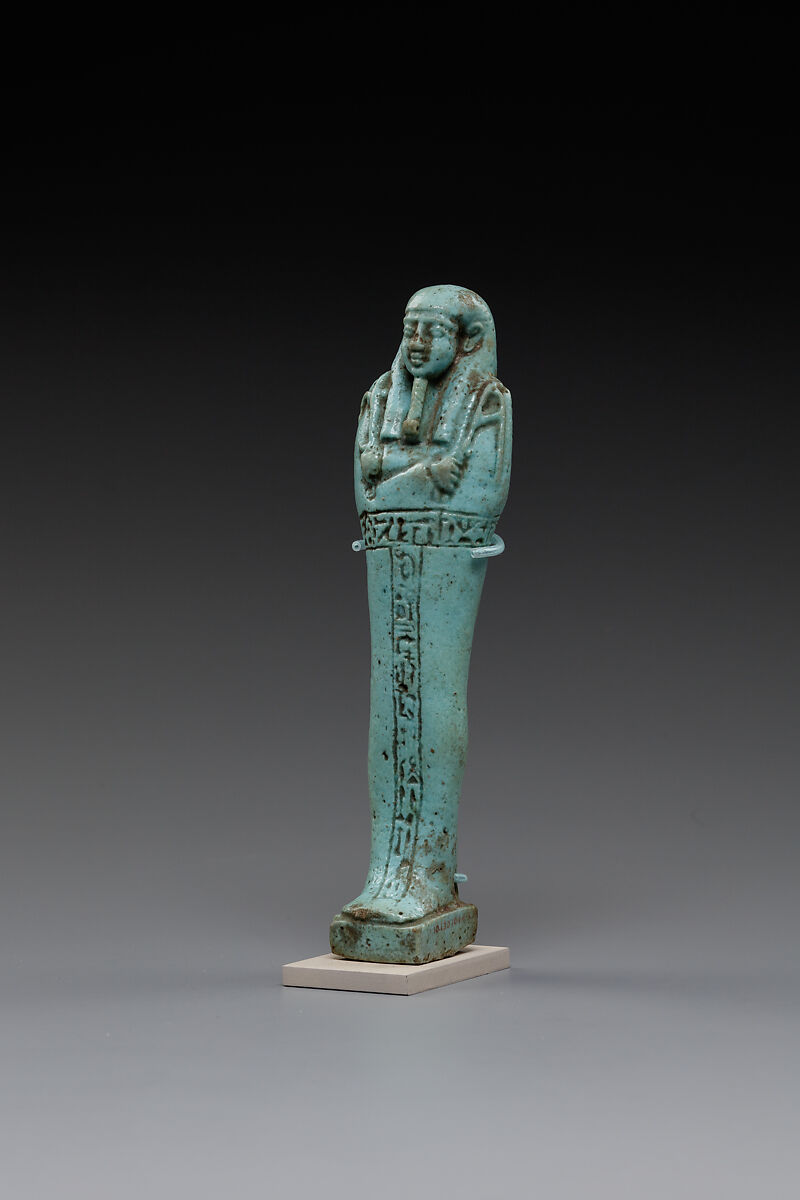 Shabti of Nesbanebdjedet, Faience