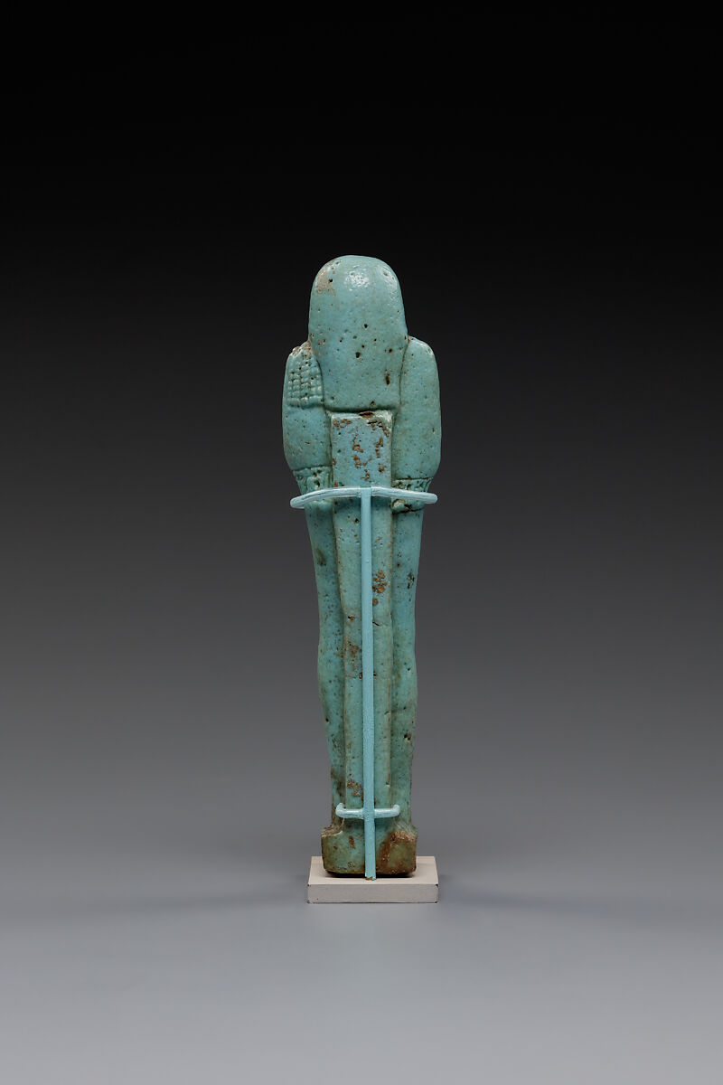 Shabti of Nesbanebdjedet, Faience