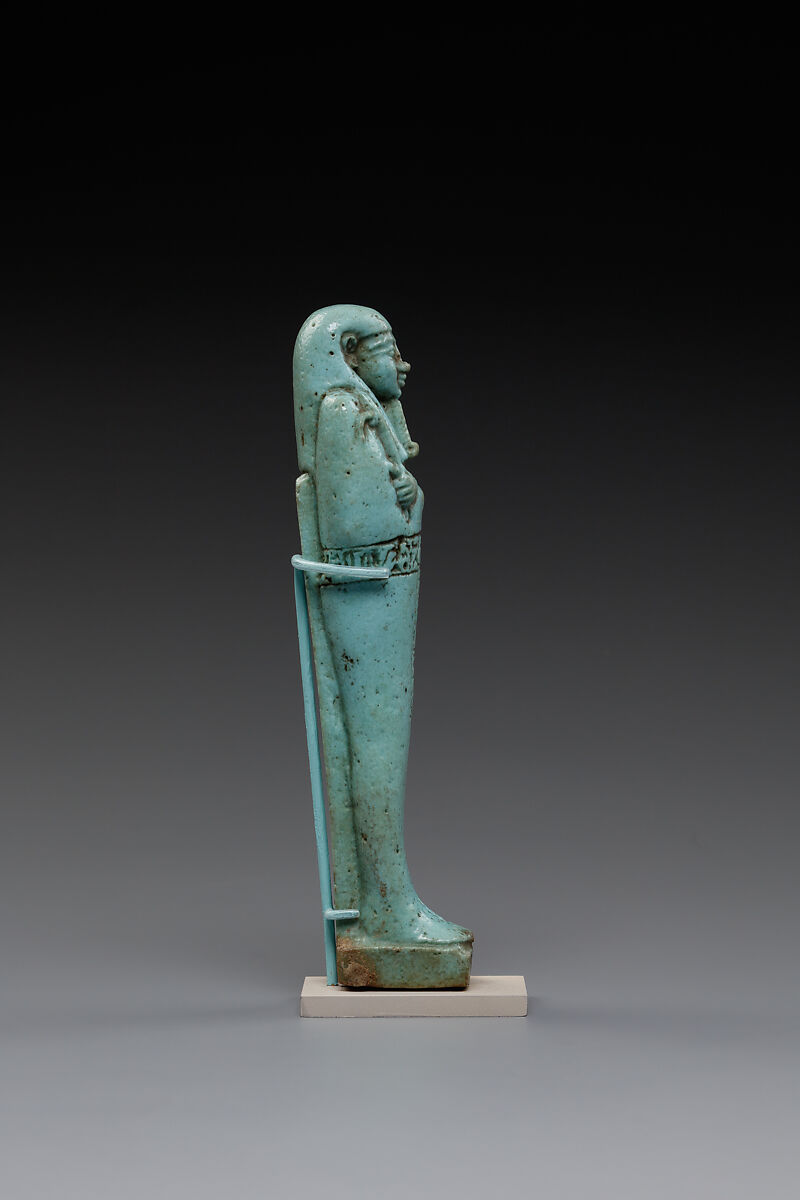 Shabti of Nesbanebdjedet, Faience