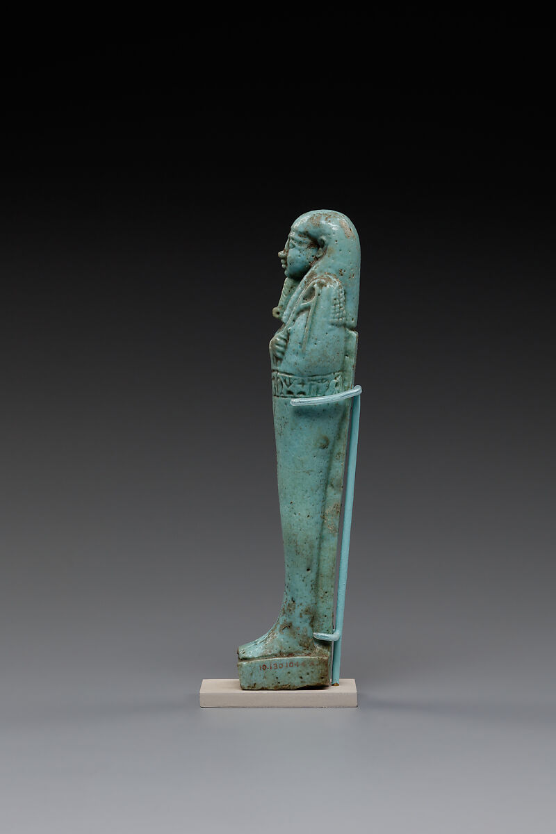 Shabti of Nesbanebdjedet, Faience