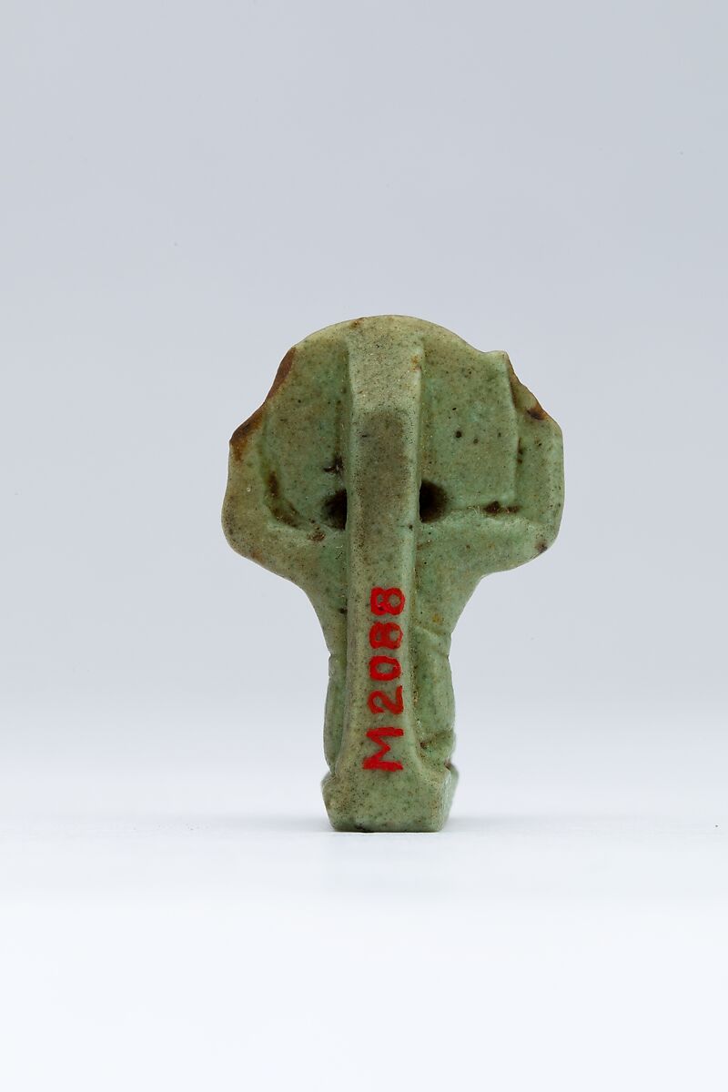 Shu Amulet, Faience