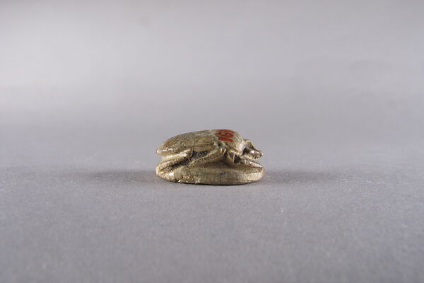 Scarab Inscribed with a Blessing Related to Wadjet, Glazed steatite