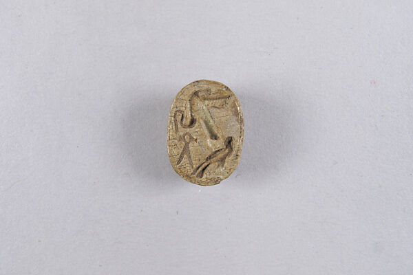 Scarab Inscribed with a Blessing Related to Wadjet, Glazed steatite 
