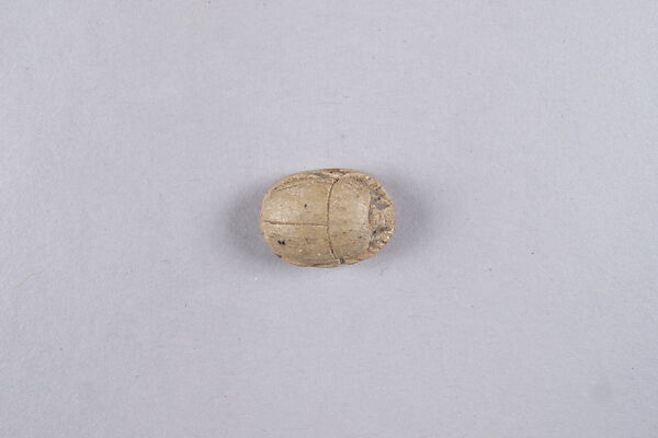 Scarab Inscribed with the Name Menkheperre (Thutmose III), Faience