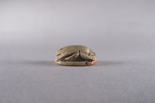 Scarab Inscribed with the Name Menkheperre (Thutmose III), Faience
