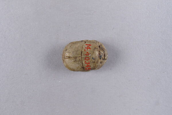 Scarab with the Representation of a Lion, Steatite