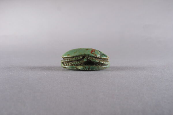 Scarab Inscribed with a Blessing Related to Amun, Faience
