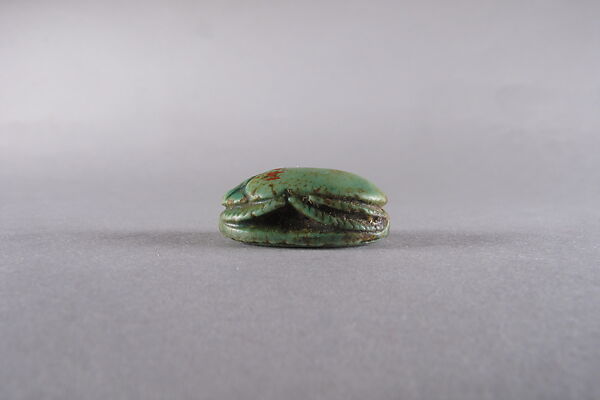 Scarab Inscribed with a Blessing Related to Amun, Faience
