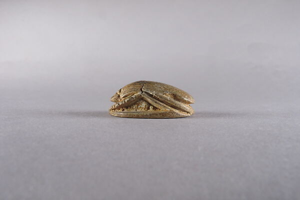 Scarab Inscribed with the Name Menkheperre (Thutmose III), Steatite