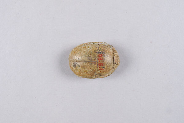 Scarab Inscribed with the Name Menkheperre (Thutmose III), Steatite