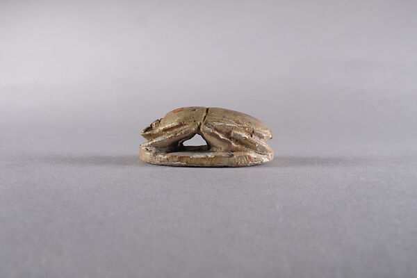 Scarab with blessing related to Amun-Re, Steatite