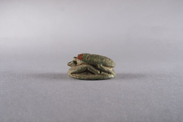 Scarab with the Representation of a Horse, Faience