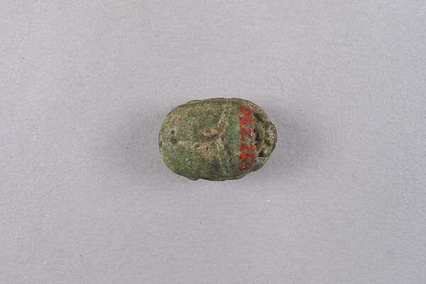 Scarab with the Representation of a Horse, Faience
