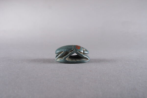 Scarab Inscribed with Blessing Related to Amun ( Amun-Re), Egyptian Blue