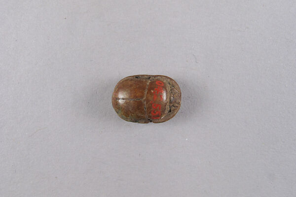 Scarab with the Representation of an Ichneumon (Mongoose), Glazed steatite