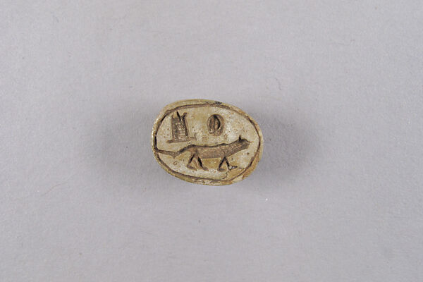 Scarab with the Representation of an Ichneumon (Mongoose), Steatite 