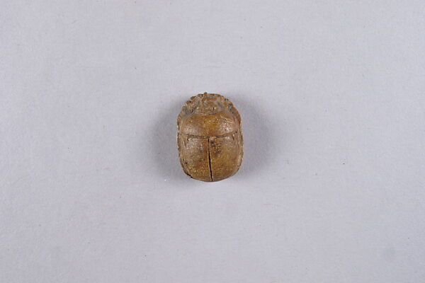 Scarab Inscribed with a Blessing or Wish, Limestone