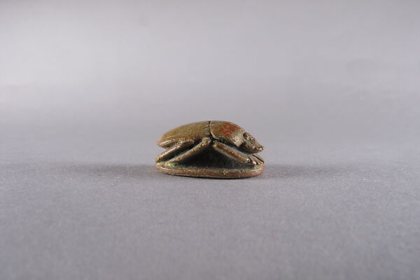 Scarab with blessing related to Horus, Steatite