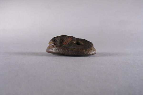 Scarab with Floral Design, Faience