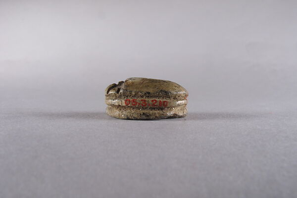 Scarab with Reshef and Animals, Steatite