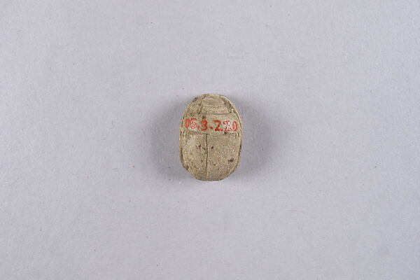 Scarab with the Representation of a Hand, Steatite