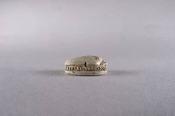 Scarab with ichneumon (mongoose), Steatite