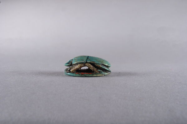 Scarab Inscribed with a Blessing Related to Amun (Amun-Re), Faience