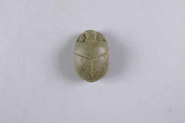 Scarab Inscribed with the Name of the Kushite King Senkamanisken, Faience