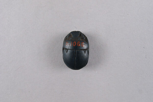Scarab Inscribed with Blessing Related to Amun, Faience