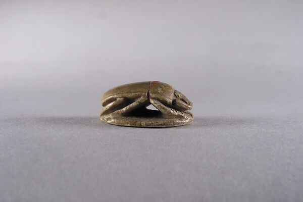 Scarab Inscribed with a Blessing Related to Amun, Glazed steatite