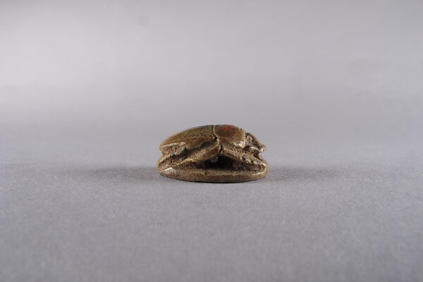Scarab Inscribed with Royal Title and Blessing Related to Amun-Re, Steatite